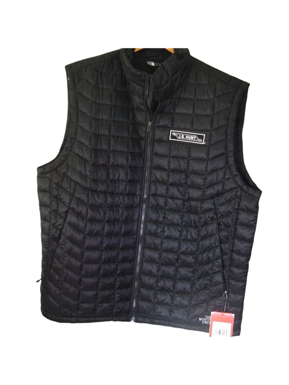 NWT The North Face Thermoball  J.B. Hunt Black Puffer Work Vest Men's Size XL